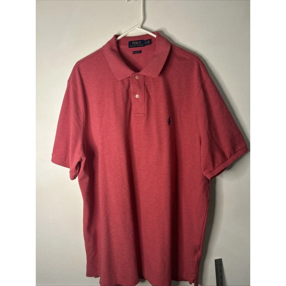 Polo Ralph Lauren Polo Shirt Mens XLT Brick Red